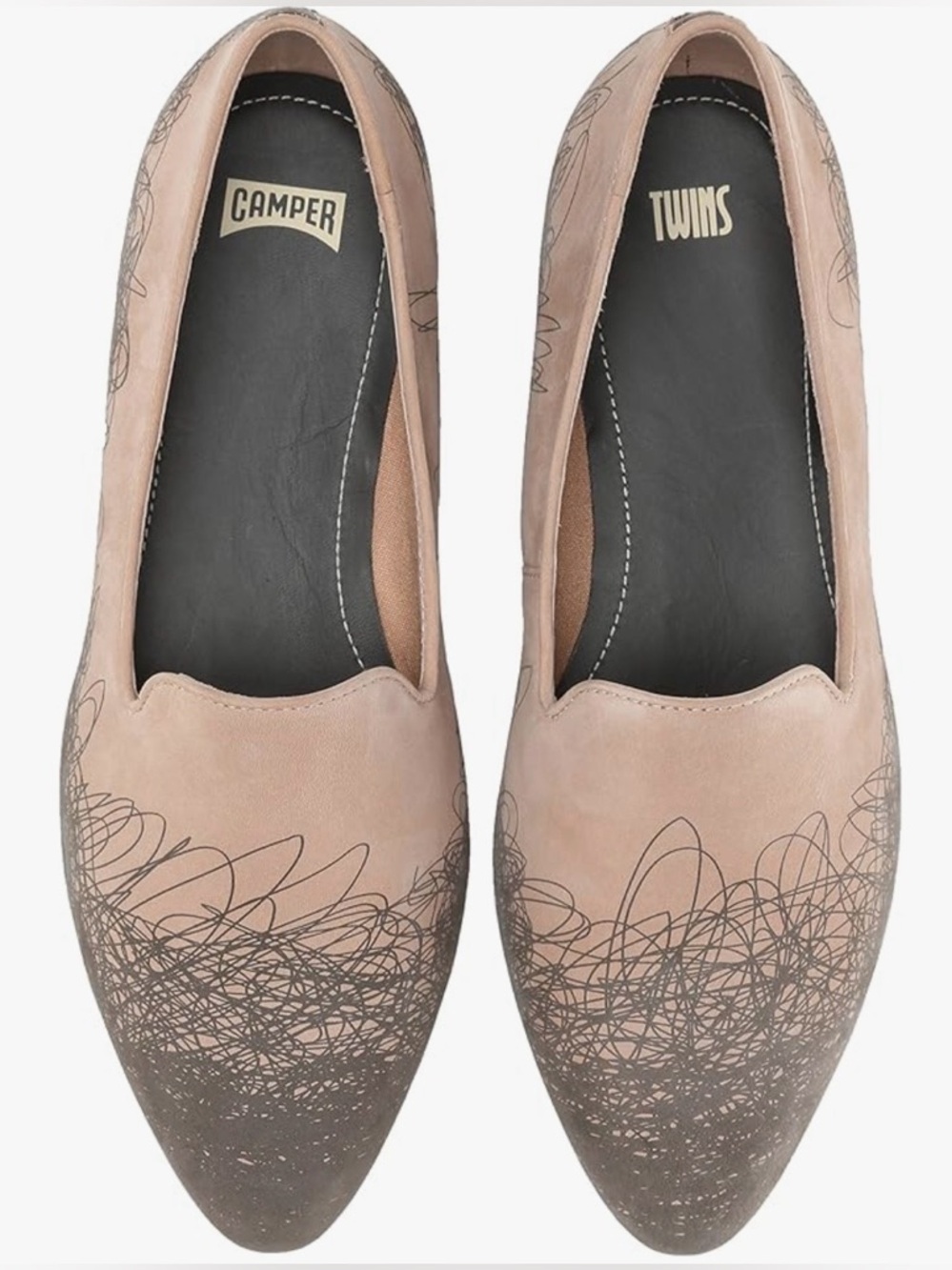 Camper Twins Serlara Sueded Loafers